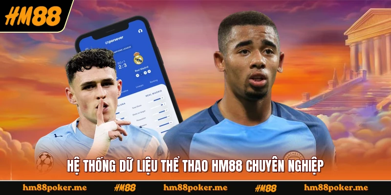 Hệ thống dữ liệu thể thao HM88 chuyên nghiệp
