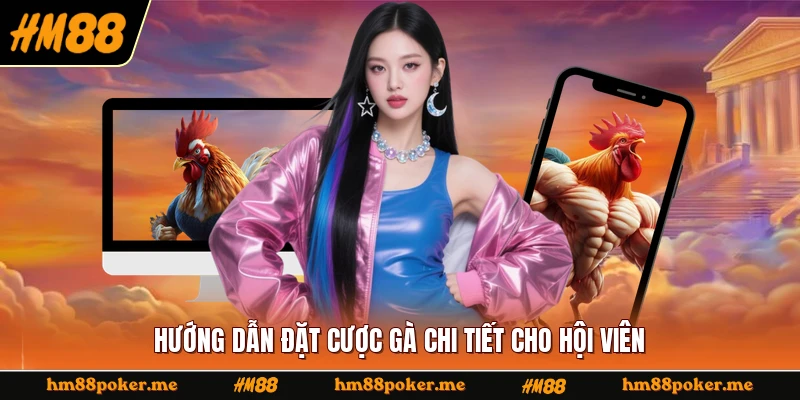 Hướng dẫn đặt cược gà chi tiết cho hội viên